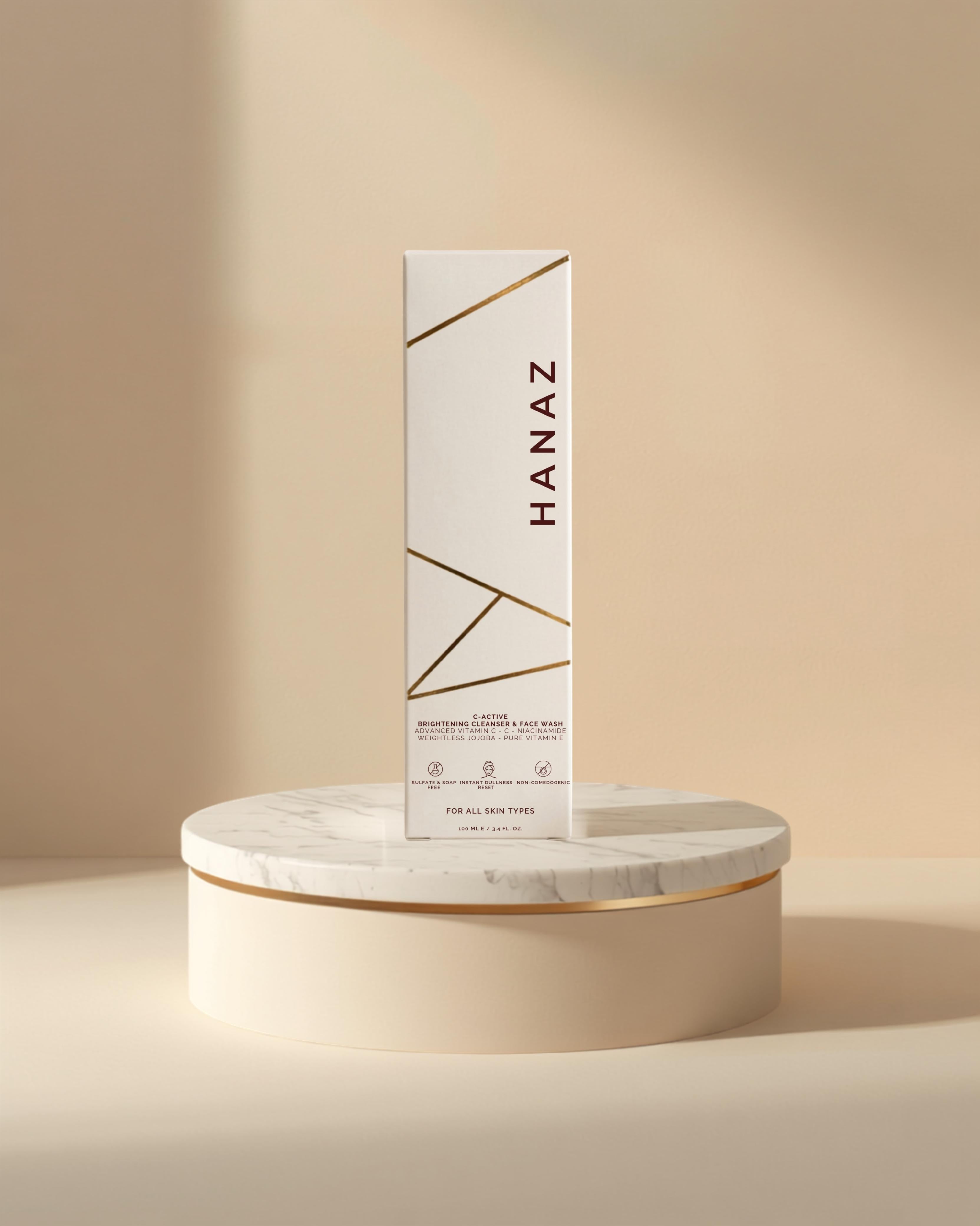 HANAZ C-Active Brightening Cleanser & Face Wash