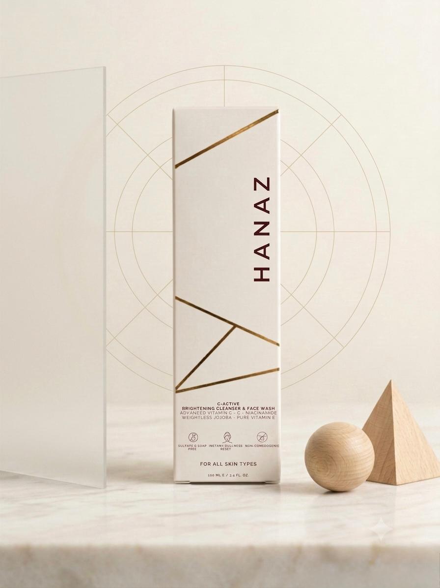 HANAZ C-Active Brightening Cleanser & Face Wash