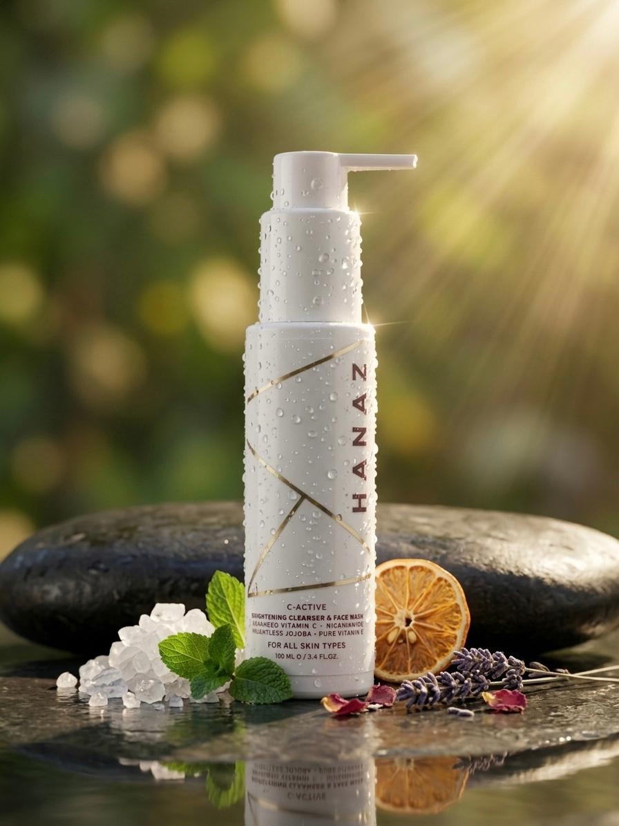 HANAZ C-Active Brightening Cleanser & Face Wash