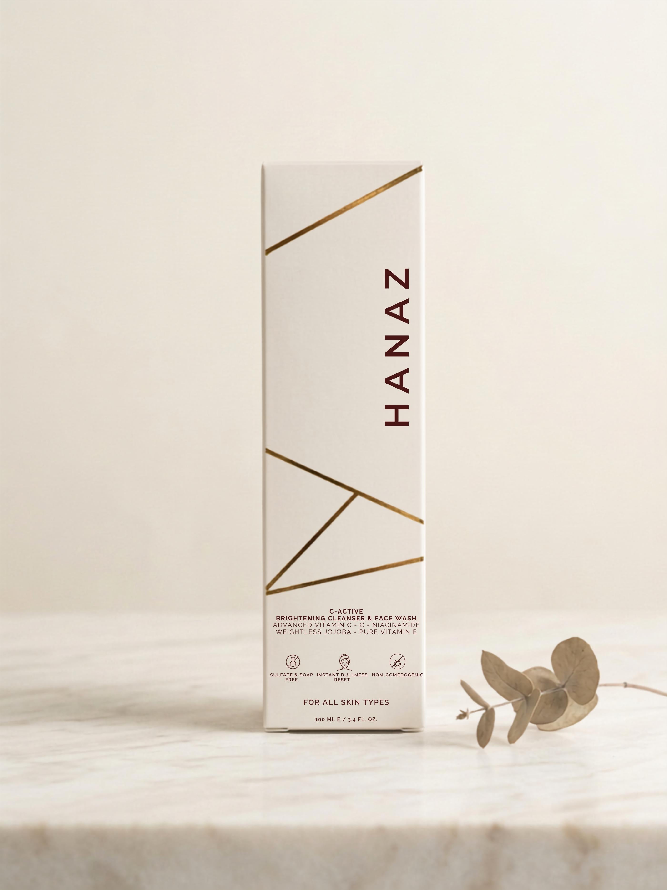 HANAZ C-Active Brightening Cleanser & Face Wash